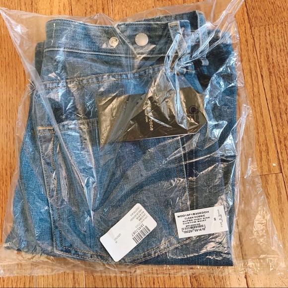 Rag & Bone Super High Rise Denim Skirt - Picture 3 of 4